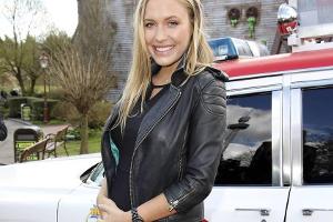 Vom Babybauch ist bei Alena Gerber noch nicht viel zu sehen