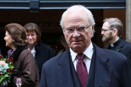 Ist in Gedanken bei den Opfern: König Carl XVI. Gustaf