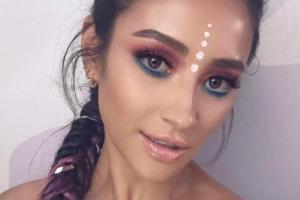 Shay Mitchell ließ sich bei ihrem Make-up vom Einhorn-Hype inspirieren