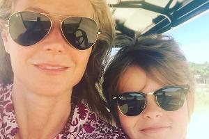 Gwyneth Paltrow mit ihrem Sohn Moses