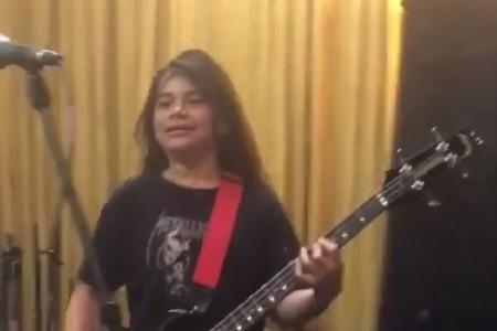 Tye Trujillo im Proberaum