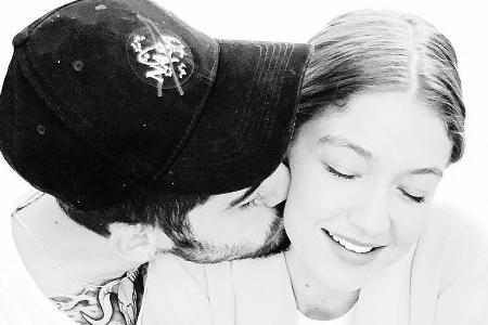 Schweben auf Wolke sieben: Sänger Zayn Malik und Model Gigi Hadid