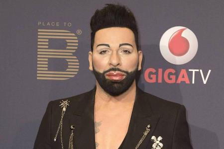 Harald Glööckler bei einer Party während der Berlinale 2017