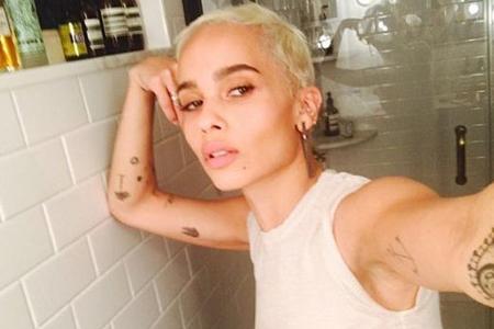 Zoë Kravitz präsentiert ihren neuen Hairstyle auf Instagram