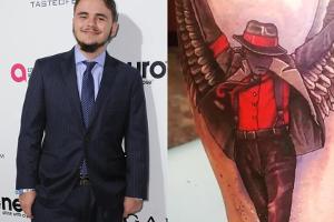 Prince Michael Jackson hat sich dieses Tattoo stechen lassen