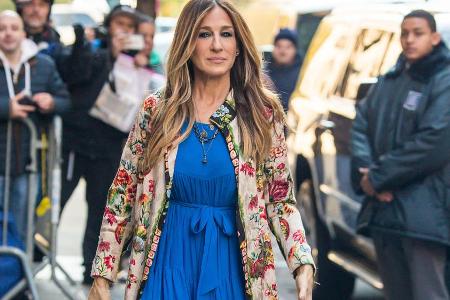 Sarah Jessica Parker liebt es zu mixen - nicht nur Stile, sondern auch Vintage und Designerteile