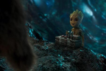 Baby Groot stiehlt allen die Show