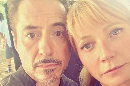 Gwyneth Paltrow und Robert Downey Junior stehen wieder zusammen vor der Kamera