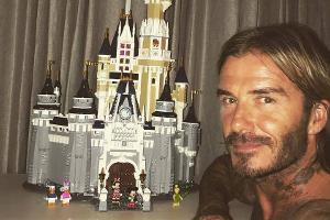 Ein Mann mit Durchhaltevermögen: Lego-Baumeister David Beckham
