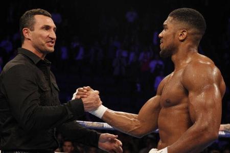 Wladimir Klitschko (l.) und Anthony Joshua
