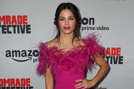 Damit sticht sie aus der Masse heraus: Jenna Dewan ganz in Pink