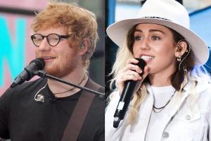 Bei den VMAs werden unter anderem Ed Sheeran und Miley Cyrus auftreten