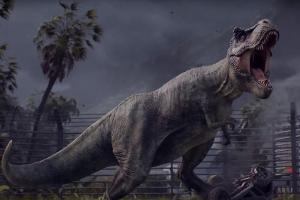 Auch der ein oder andere böse Dino darf in "Jurassic World: Evolution" natürlich nicht fehlen