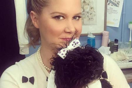 Sind unzertrennlich: Amy Schumer und ihre Hundedame Tati