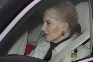 Princess Michael of Kent: An ihrem Mantel ist die Brosche zu sehen