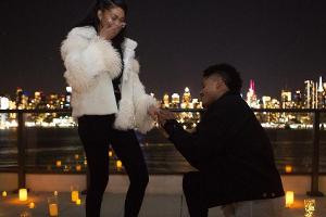 Ein klassischer Heiratsantrag geht immer: Chanel Iman und Sterling Shepard