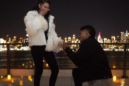 Ein klassischer Heiratsantrag geht immer: Chanel Iman und Sterling Shepard