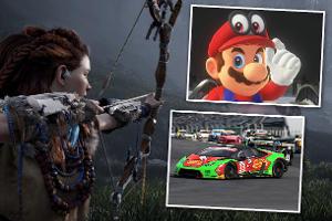 Die junge Aloy auf der Jagd in "Horizon: Zero Dawn"