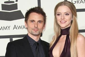 Matthew Bellamy und Elle Evans bei der Grammy-Verleihung 2016