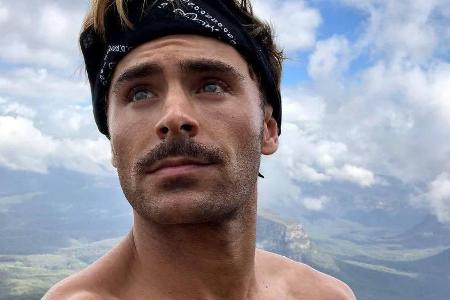 Stirnband statt Strickmütze: Für Zac Efron geht es nach Weihnachten in die Natur. Aber mal ehrlich: Wandert hier der erste B...