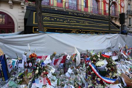 Blick auf das Bataclan Café