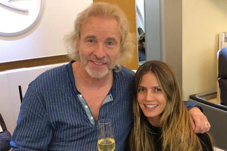 Thomas Gottschalk und Heidi Klum waren im gleichen Flieger
