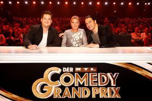 "Der RTL Comedy Grand Prix": Die Jury (v.l.) Chris Tall, Mirja Boes und Bülent Ceylan