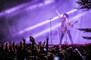 US-Musiker Prince bei einem Festival 2013 in Dänemark