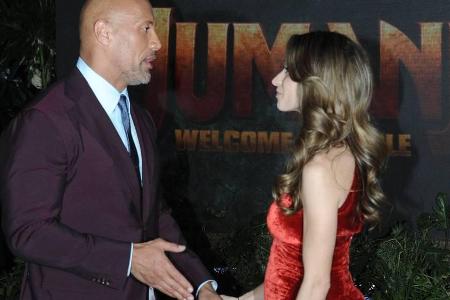 Dwayne Johnson und Lauren Hashian bei der 