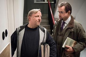 Axel Prahl und Jan Josef Liefers in ihren Paraderollen als Münsteraner Ermittler
