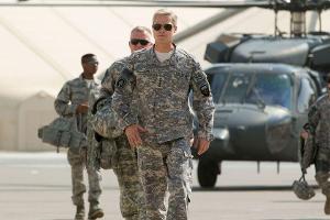 Brad Pitt in "War Machine"