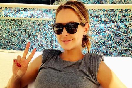 Alessandra Meyer-Wölden postete täglich Schnappschüsse von ihrem XXL-Babybauch