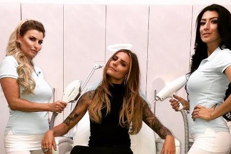 Hat sich Sohpia Thomalla an ihren Tattoos sattgesehen?