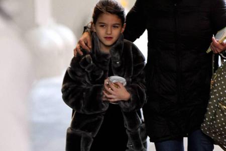 Auch Katie Holmes' Tochter Suri Cruise begeistert sich für Mode.
