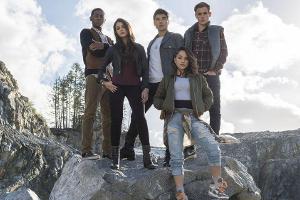 Die "Power Rangers" (v.l.n.r.): Billy (RJ Cyler), Kimberly (Naomi Scott), Zack (Ludi Lin), Trini (Becky G), Jason (Dacre Mon...
