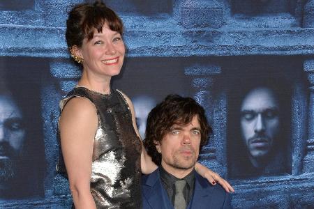 Peter Dinklage und seine Frau Erica Schmidt bei der Premiere der sechsten Staffel 