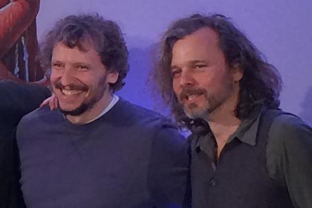 Münchner Kreativ-Stars: Marcus H. Rosenmüller und Gerd Baumann (r.)