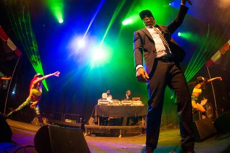 Major Lazer bei einem Auftritt in Seattle