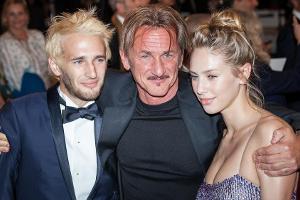Sean Penn mit seinen Kindern Hopper (l.) und Dylan bei den Filmfestspielen in Cannes im Jahr 2016