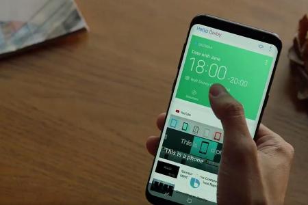 Die bemerkenswerteste Neuerung: Das fast randlose Display des Samsung Galaxy S8