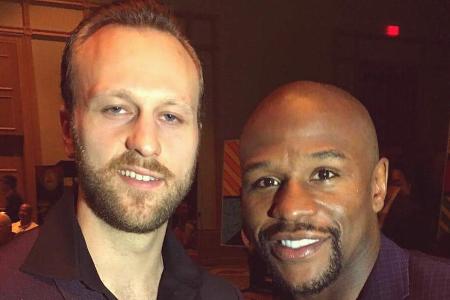 Benny Blanko (li.) und Floyd Mayweather