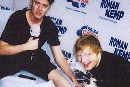 Auf diesem Foto scheint nur Ed Sheeran Spaß zu haben