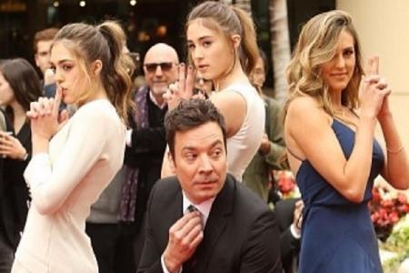 Jimmy Fallon hat Spaß, Sly ist stolz: Die Stallone-Töchter werden am Sonntag die Golden Globes mitpräsentieren