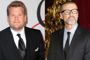 James Corden (l.) erinnert an George Michael