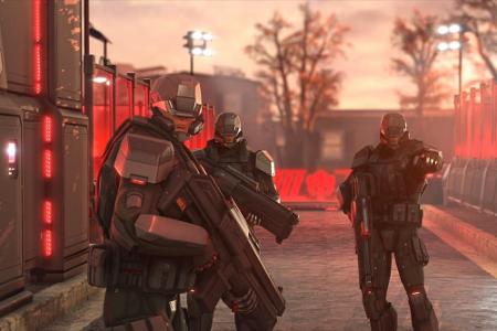 Spieler müssen als menschliche Guerillakämpfer in spannenden Gefechten für die Freiheit der Erde kämpfen, die im Spiel berei...