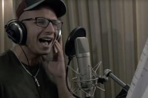 Pietro Lombardi bei den Aufnahmen zu "Mein Herz"