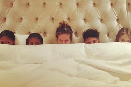 Heidi Klum zeigt ihre Kids