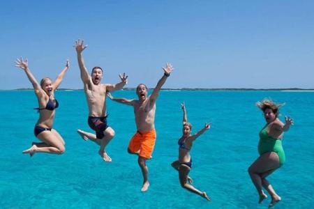 Amy Schumer postete so allerhand lustige Bilder auf Instagram. Dieses aus dem Urlaub beschreibt ihr Jahr wohl am besten.