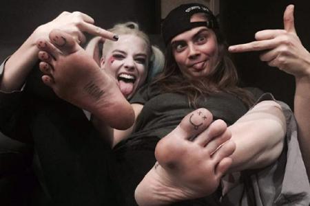 Bei den Dreharbeiten zu ihrem gemeinsamen Film 