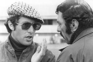 "Der Exorzist"-Regisseur William Friedkin und Wiliam Peter Blatty (rechts) im Jahr 1973